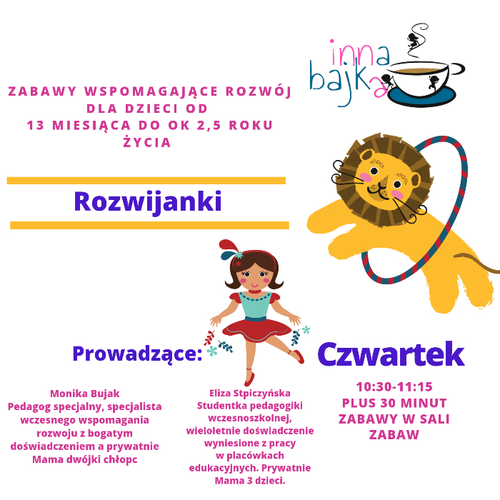 Zajęcia dla dzieci Развиваемся вместе! Розвиваємось разом! w Warszawie