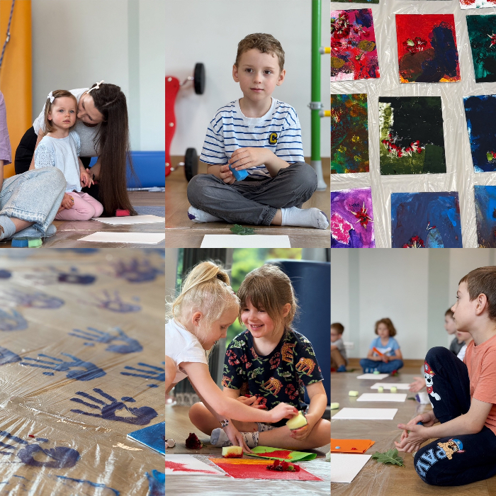 Zajęcia dla dzieci Arteterapia – twórcza podróż przez malowanie na płótnie 🎨 w Warszawie