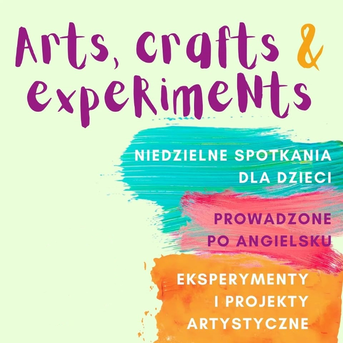 Zajęcia dla dzieci Arts, crafts & experiments po angielsku w Warszawie