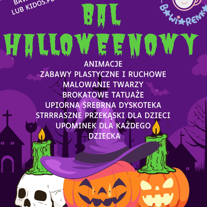 Zajęcia dla dzieci HALLOWEEN BAL HALLOWEENOWY  w Warszawie
