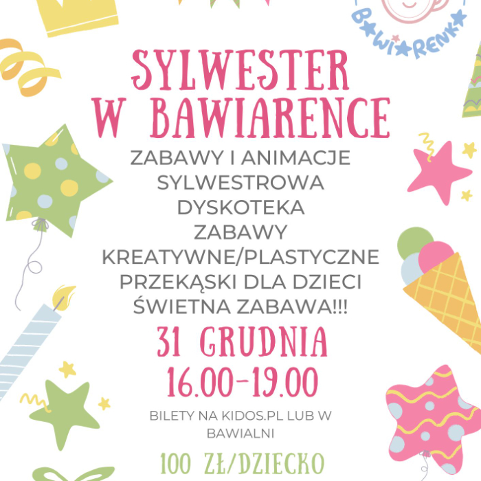 Zajęcia dla dzieci Bal Sylwestrowy SYLWESTER W BAWIARENCE w Warszawie