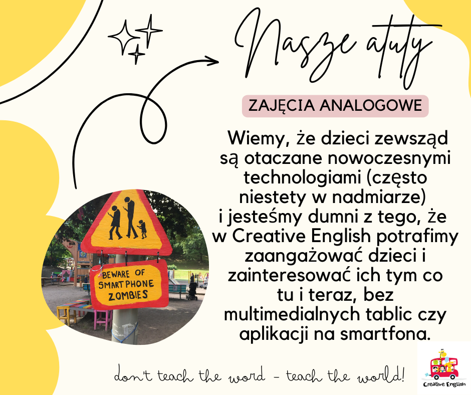 Zajęcia dla dzieci Creative English Babies - multisensoryczny angielski dla dzieci 0-3 lata w Warszawie