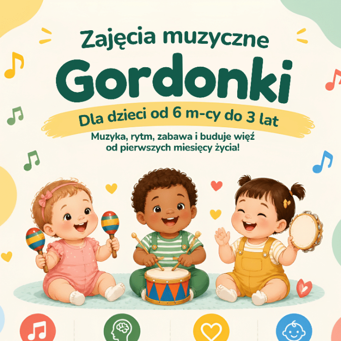 Zajęcia dla dzieci Gordonki z Justyną  w Warszawie