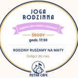 Zajęcia dla dzieci Joga rodzinna w Nutka Café - cena za dorosłego z dzieckiem w Warszawie