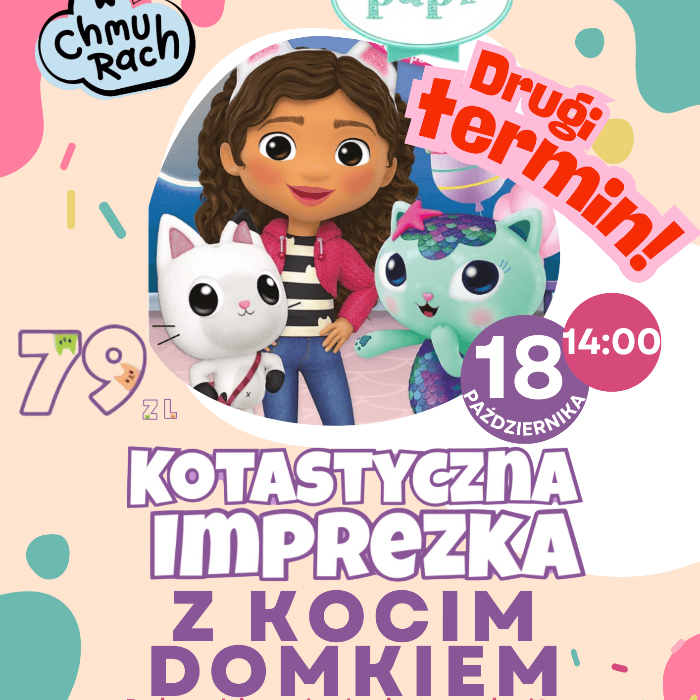 Zajęcia dla dzieci KOTastyczna imprezka z Kocim Domkiem Gabi w Warszawie