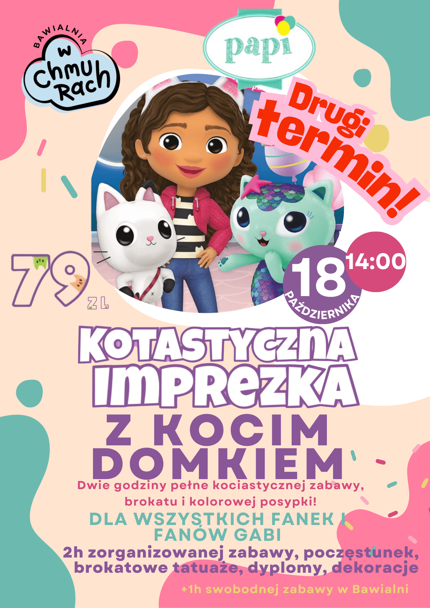 Zajęcia dla dzieci KOTastyczna imprezka z Kocim Domkiem Gabi w Warszawie