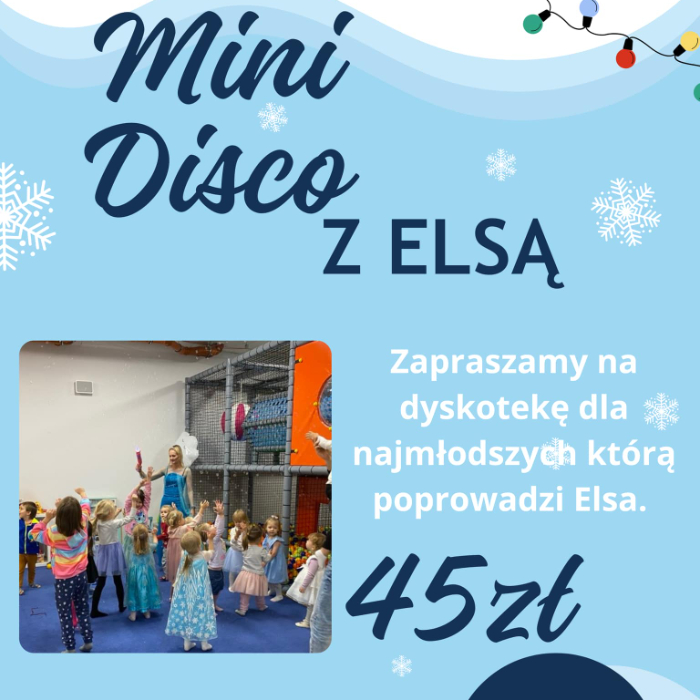 Zajęcia dla dzieci Mini disco z Elsą w Warszawie