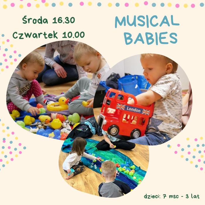 Zajęcia dla dzieci Musical Babies w Warszawie