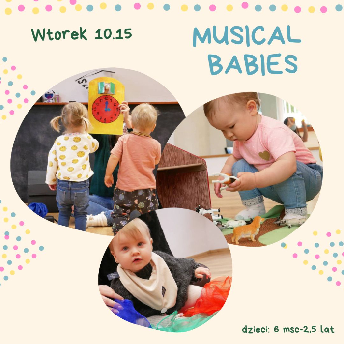 Zajęcia dla dzieci Musical Babies w Warszawie