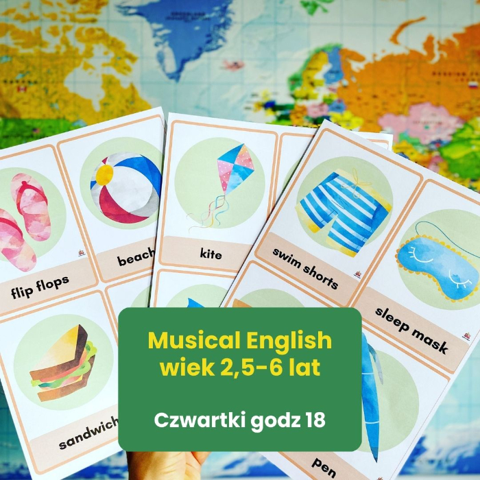 Zajęcia dla dzieci Musical English w Warszawie