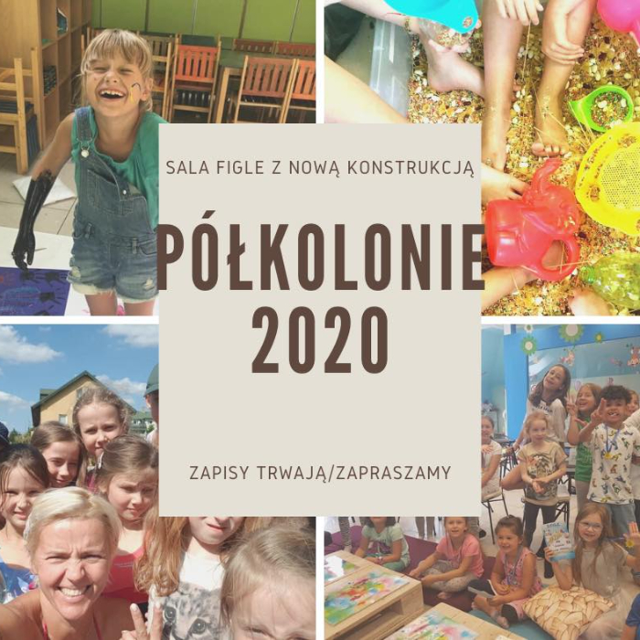 Zajęcia dla dzieci PÓŁKOLONIE w Figlach, jednodniowe w Warszawie