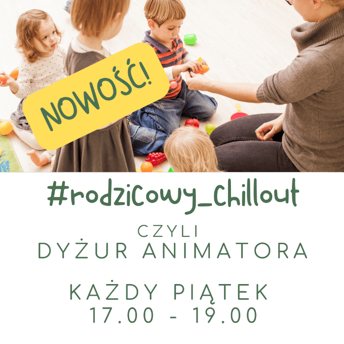 Zajęcia dla dzieci #rodzicowy_chillout w Warszawie