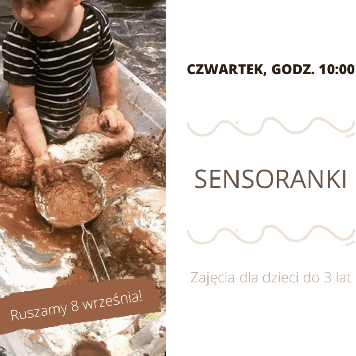 Zajęcia dla dzieci Sensoranki w Warszawie
