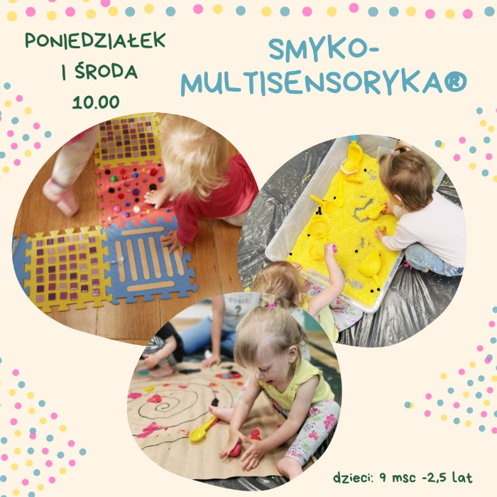 Zajęcia dla dzieci SMYKO-MULTISENSORYKA® w Warszawie