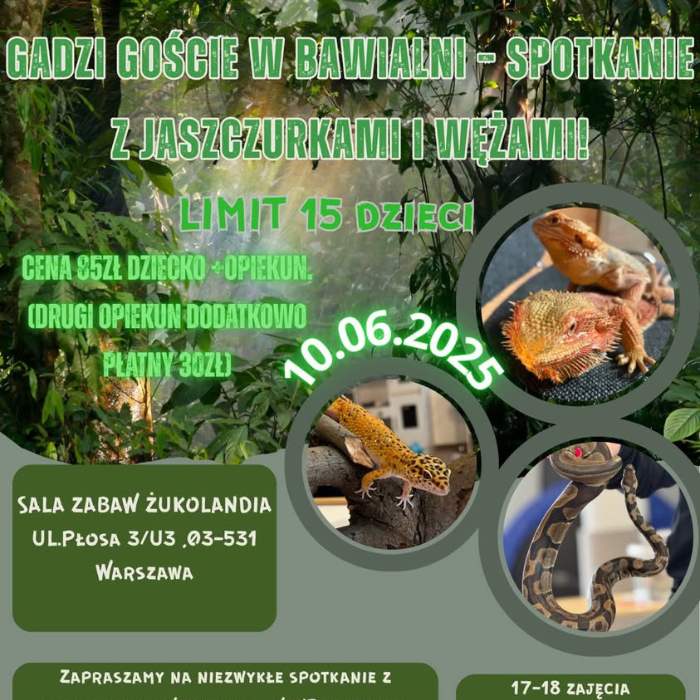 Zajęcia dla dzieci Spotkanie z GADAMI w Warszawie