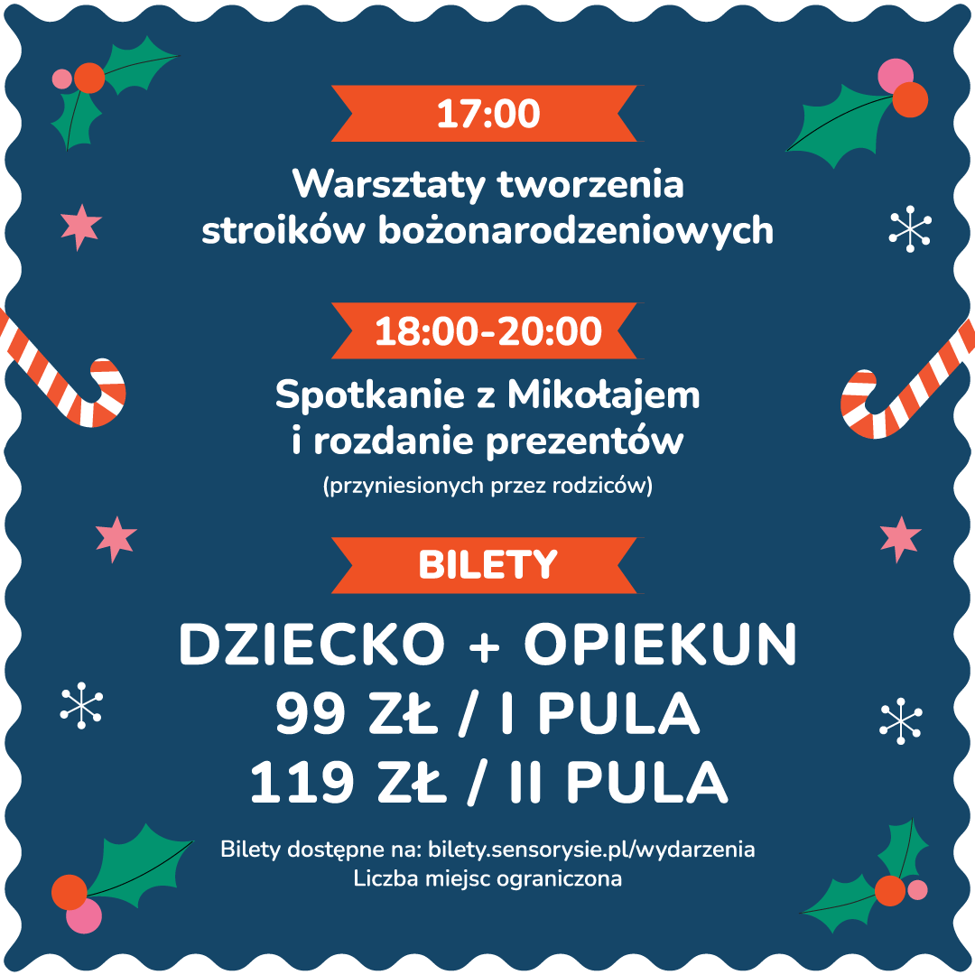 Zajęcia dla dzieci Spotkanie z Mikołajem w Warszawie