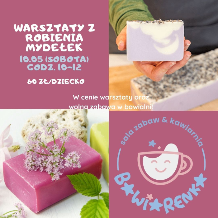 Zajęcia dla dzieci WARSZTATY MYDEŁKOWE w Warszawie