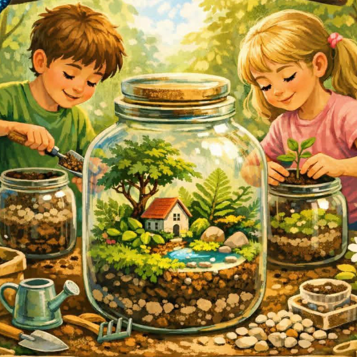 Zajęcia dla dzieci Warsztaty wiosenne "Las w słoiku" w Warszawie