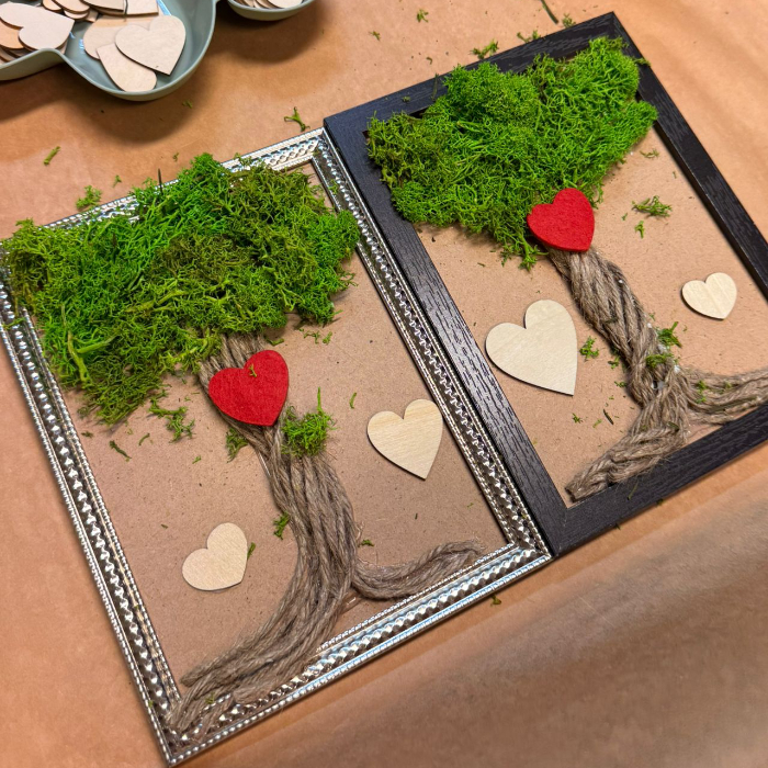 Zajęcia dla dzieci Warsztaty z tworzenia obrazów z mchu w Warszawie