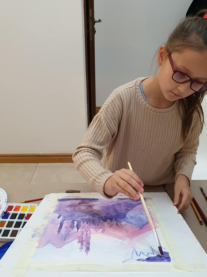 Zajęcia dla dzieci weekendy z akwarelą!  w Lublinie