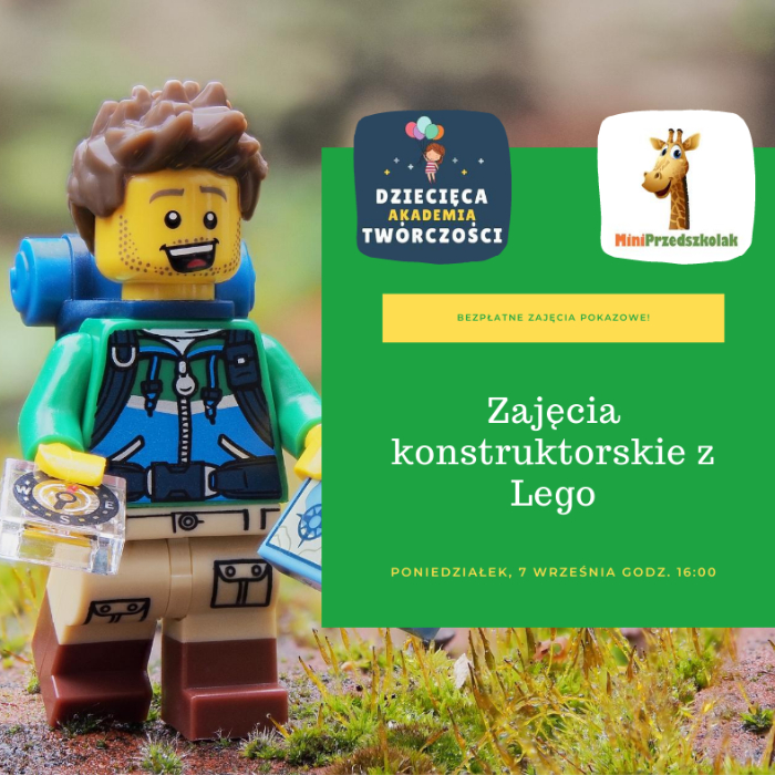 Zajęcia dla dzieci Zajęcia konstruktorskie z Lego, 4-6 lat, ZAJĘCIA OTWARTE w Warszawie