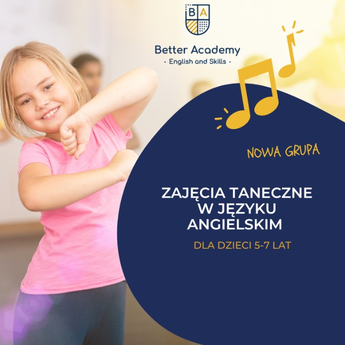 Zajęcia dla dzieci Zajęcia taneczne w języku angielskim w Warszawie